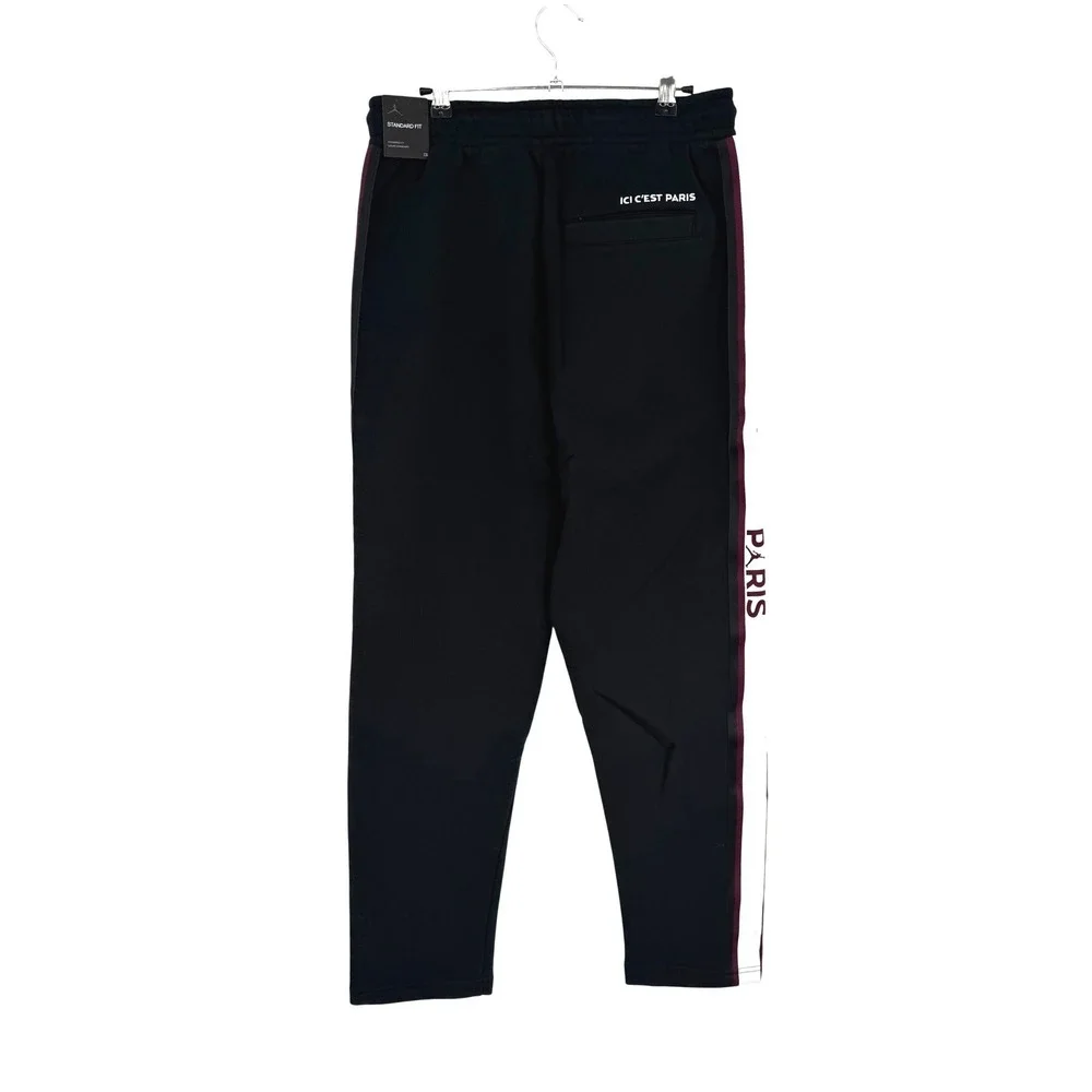 NEW Jordan x PSG Paris‎ Saint-Germain Fleece Pants Black CK9643-010 Mens Size M